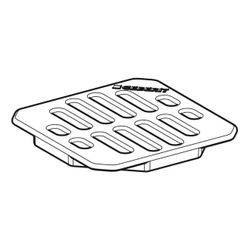 Geberit Schlitzrost für Varino Bodenablauf 13x13cm, befahrbar... GEBERIT-388104001 4025416358305 (Abb. 1)