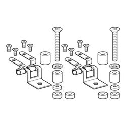 Geberit Set Ersatz Scharniere für WC-Sitz, 2 Stück... GEBERIT-596240000 4022009190465 (Abb. 1)