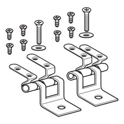 Geberit Set Scharniere für WC-Sitz Befestigung von vorne, 2 Stück... GEBERIT-598180000 4022009218008 (Abb. 1)