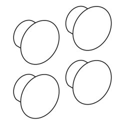 Geberit Deckkappen für Badezimmermöbel, 5mm, Weiß, 598933000... GEBERIT-598933000 4022009322576 (Abb. 1)