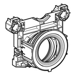 Geberit ONE Anschlussstutzenhalter, 243984001... GEBERIT-243984001 4025416480945 (Abb. 1)