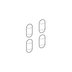 Geberit Set Puffer für WC-Sitzring, 4 Stück... GEBERIT-598014000 4022009323351 (Abb. 1)