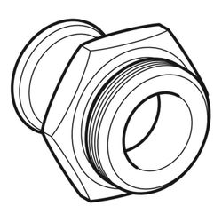 Geberit Mapress Edelstahl Übergang mit Außengewinde G d 35mm, G 1 1/2″... GEBERIT-31735 4024723317357 (Abb. 1)