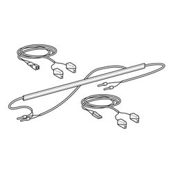 Geberit Set untere Leuchte für Option Spiegelschrank, Breite 75cm... GEBERIT-595333000 4022009367775 (Abb. 1)