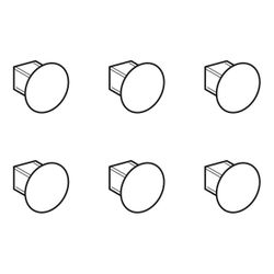 Geberit Deckkappen für Smyle, 595630000... GEBERIT-595630000 4022009348057 (Abb. 1)