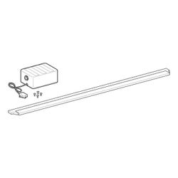 Geberit Lichtleiste für Waschtischunterschrank Xeno2, 140cm, 595493000... GEBERIT-595493000 4022009346930 (Abb. 1)