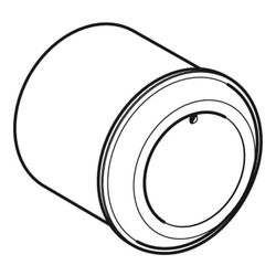 Geberit PushFit Schutzkappe für Fitting PE-LD, Außendurchmesser 20mm... GEBERIT-651025001 4025416307198 (Abb. 1)