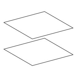 Geberit Antirutschmatten für Unterschrank für Waschtisch, 130cm, 597253000... GEBERIT-597253000 4022009332094 (Abb. 1)
