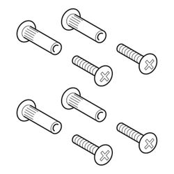 Geberit Befestigungsmaterial für Xeno2 Seitenschrank, 595467000... GEBERIT-595467000 4022009339680 (Abb. 1)