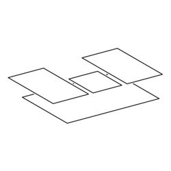Geberit Antirutschmatte für Xeno2 Unterschrank für Waschtisch, 90cm, 595433000... GEBERIT-595433000 4022009339376 (Abb. 1)