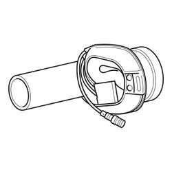 Geberit Schneckengeruchsverschluss für Urinalsteuerung, Abgang 50mm, 599081000... GEBERIT-599081000 4022009314465 (Abb. 1)
