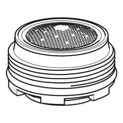 Geberit Strahlregler für Geberit ONE Waschtischarmatur eckiges Design... GEBERIT-244303001 4025410718839 (Abb. 1)