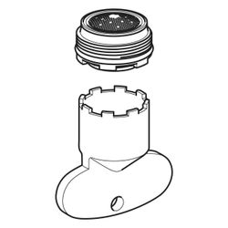 Geberit Strahlregler für ONE Waschtischarmatur, 5 l/min, starr, 244303001... GEBERIT-244303001 4025410718839 (Abb. 1)