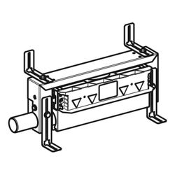 Geberit Kombifix Element für Dusche, mit Wandablauf, für Estrichhöhe am Einlauf 90-2... GEBERIT-457534001 4025416288992 (Abb. 1)