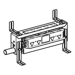 Geberit Kombifix Element für Dusche, mit Wandablauf, für Estrichhöhe am Einlauf 65-9... GEBERIT-457536001 4025416289036 (Abb. 1)