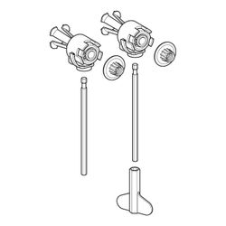 Geberit Befestigungsmaterial für Wand-Bidet, Wand-WC, Montage von unten, Typ EFF2... GEBERIT-597217000 4022009354089 (Abb. 1)