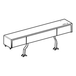 Geberit Spülkastendeckel für Monolith Plus Sanitärmodul für WC Aluminium gebürstet, ... GEBERIT-242972TA1 4025416312499 (Abb. 1)