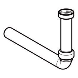 Geberit Verlängerung für Waschbeckenanschluss Außendurchmesser 32mm, Alpinweiß... GEBERIT-240649111 4025416665304 (Abb. 1)