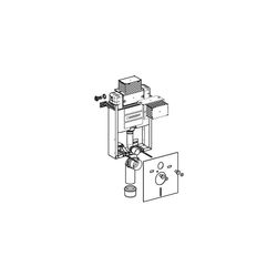 Geberit Kombifix Element für Wand-WC 98cm, mit Omega Unterputzspülkasten 12cm... GEBERIT-110010001 4025416301738 (Abb. 1)