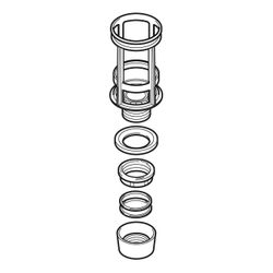 Geberit Bassin für hochhängende Spülkästen, Alpinweiß... GEBERIT-215052111 4025416026587 (Abb. 1)