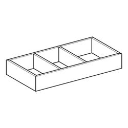 Geberit VariForm Schubladeneinsatz H-Unterteilung, für obere Schublade, 18x5,7x37,3c... GEBERIT-501156001 4025410746375 (Abb. 1)