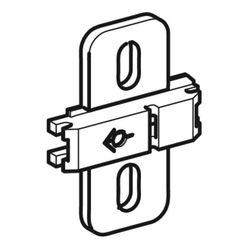 Geberit Grundplatte für Scharnier, 596917000... GEBERIT-596917000 4022009341027 (Abb. 1)