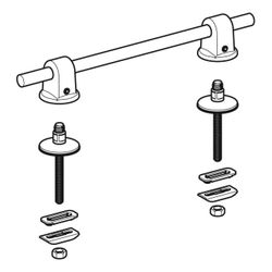 Geberit Scharnier mit Scharnierwelle für WC-Sitzring mit Befestigung von unten, L110... GEBERIT-244845001 4025410945877 (Abb. 1)