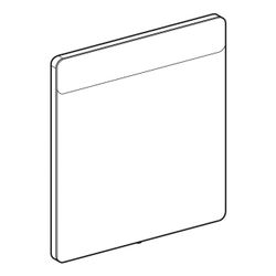 Geberit Option Square Lichtspiegel Beleuchtung oben, Breite 60cm, Höhe 65cm, Alumini... GEBERIT-819260000 4022009328042 (Abb. 1)