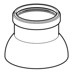 Geberit PE Dunsthut Außendurchmesser 125mm, DN 125, Schwarz... GEBERIT-368989162 4025410743732 (Abb. 1)