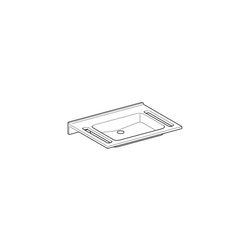 Geberit Publica Waschtisch eckiges Design, Ausschnitten, barrierefrei, B 70cm T 55cm... GEBERIT-501043111 4025410753588 (Abb. 1)