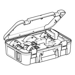 Geberit Set Rohrschaber im Koffer Außendurchmesser 56/75/90/110mm... GEBERIT-359917001 4025410760296 (Abb. 1)