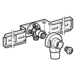 Geberit Anschlusswinkel 90 Grad mit Außengewinde MF 1/2", vormontiert, einfach, RMF ... GEBERIT-632851002 4025410759856 (Abb. 1)