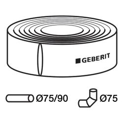 Geberit Dämmschlauch aus PE d 75/90mm, di 97mm... GEBERIT-307921001 4025416705895 (Abb. 1)