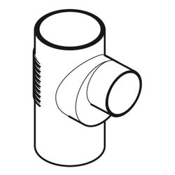 Geberit Silent db20 Abzweig 88,5 Grad, d 160mm, d1 135mm... GEBERIT-315128141 4025416862390 (Abb. 1)