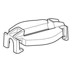 Geberit Bügelaufsatz für Spülventil, Alpinweiß, 242975111... GEBERIT-242975111 4025416314127 (Abb. 1)