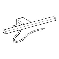Geberit Leuchte für Spiegelschrank Optik Chrom... GEBERIT-501280001 4025410742179 (Abb. 1)