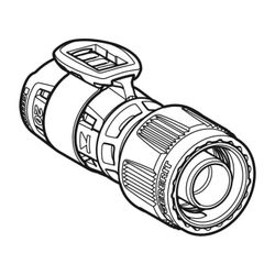 Geberit FlowFit Übergang mit MasterFix Außendurchmesser 16mm... GEBERIT-620290001 4025416614920 (Abb. 1)