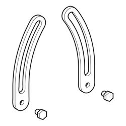 Geberit Set Befestigungslaschen für Urinale... GEBERIT-595821000 4022009297997 (Abb. 1)
