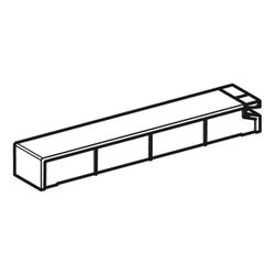 Geberit Spülkastendeckel für Geberit Monolith Sanitärmodul für WC, Aluminium gebürst... GEBERIT-243440TA1 4025416841739 (Abb. 1)