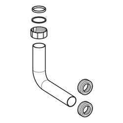 Geberit Spülbogen für Geberit Monolith Sanitärmodul für WC, Alpinweiß... GEBERIT-242390111 4025416074922 (Abb. 1)