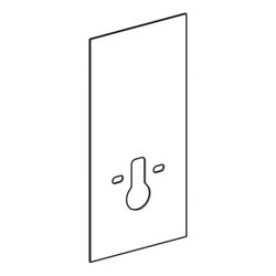 Geberit Frontverkleidung für Geberit Monolith Sanitärmodul für Wand-WC, H 101cm, WC-... GEBERIT-242530SJ1 4025416574095 (Abb. 1)