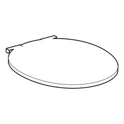 Geberit Cassini WC-Sitz mit Absenkautomatik, Befestigung von oben, Weiß/glänzend... GEBERIT-575210000 4022009275957 (Abb. 1)