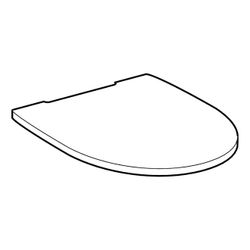 Geberit Felino WC-Sitz mit Absenkautomatik, Befestigung von unten, Weiß/glänzend... GEBERIT-574025000 4022009294644 (Abb. 1)