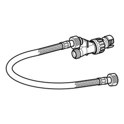 Geberit Panzerschlauch für Servoheber hydraulisch, für Sigma Unterputzspülkasten 12c... GEBERIT-242824001 4025416227687 (Abb. 1)