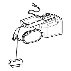 Geberit Absaugeinheit für Aktivkohlefilter für Sigma40, 242523001... GEBERIT-242523001 4025416115014 (Abb. 1)