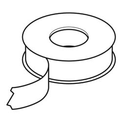 Geberit Kontaktschutzband PVC, Breite 2,5cm, Länge 10m... GEBERIT-601848001 4025410752178 (Abb. 1)