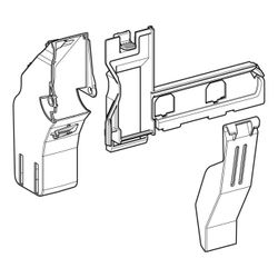 Geberit Auffangbecher für Sigma40 Betätigungsplatte, mit Einwurfkanal, 242602001... GEBERIT-242602001 4025416152903 (Abb. 1)