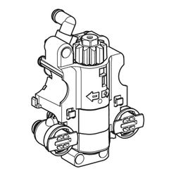 Geberit Funktionseinheit ohne Generator, für Piave, Brenta Waschtischarmaturen mit T... GEBERIT-244598001 4025410776778 (Abb. 1)