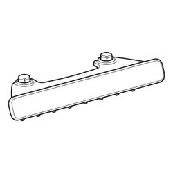 Geberit Ablaufblende mit Kammeinsatz, für Waschtisch verkürzte Ausladung, Hochglanz ... GEBERIT-244293211 4025410715395 (Abb. 1)
