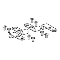 Geberit Set Laschen verchromt, 4 Stück... GEBERIT-597120000 4022009194333 (Abb. 1)